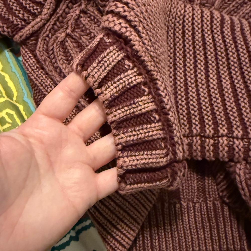 Free People Cozy Knit Turtleneck Sweater! - Picture 6 of 9